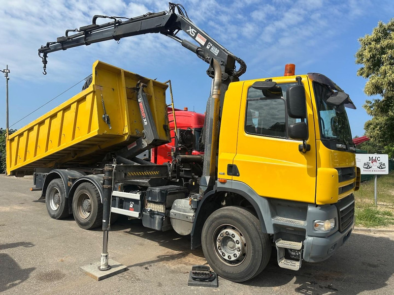 DAF CF 85.410 6X4 21T HOOKLIFT + CRANE HIAB 166-3 HIPRO + ROTATOR - 5/6F - RETARDER - TÜV 10/2025 - EURO 5 - BE TRUCK - شاحنة ذات خطاف, شاحنة كرين: صورة 1 DAF CF 85.410 6X4 21T HOOKLIFT + CRANE HIAB 166-3 HIPRO + ROTATOR - 5/6F - RETARDER - TÜV 10/2025 - EURO 5 - BE TRUCK - شاحنة ذات خطاف, شاحنة كرين: صورة 1