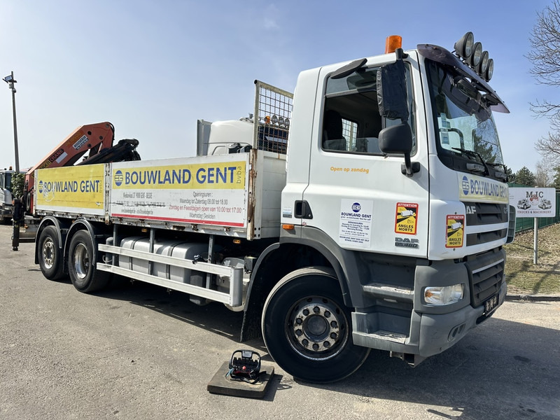 DAF CF 85.460 6x2 LIFT+LENK ACHSE + KRAN PALFINGER PK 18500 (3x) + RADIO + ROTATOR - EURO 5 - AS TRONIC - BE TRUCK - شاحنات مسطحة, شاحنة كرين: صورة 1 DAF CF 85.460 6x2 LIFT+LENK ACHSE + KRAN PALFINGER PK 18500 (3x) + RADIO + ROTATOR - EURO 5 - AS TRONIC - BE TRUCK - شاحنات مسطحة, شاحنة كرين: صورة 1