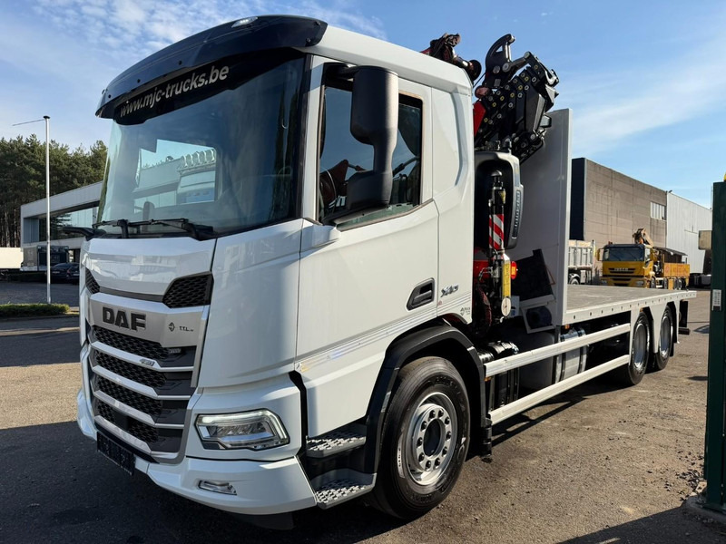 DAF XD 450 6x4 PRITSCHE + (24m) KRAN FASSI F345 8x + WINCH - 35.000km - *TOP CONDITION* - BE TRUCK - شاحنات مسطحة, شاحنة كرين: صورة 4 DAF XD 450 6x4 PRITSCHE + (24m) KRAN FASSI F345 8x + WINCH - 35.000km - *TOP CONDITION* - BE TRUCK - شاحنات مسطحة, شاحنة كرين: صورة 4