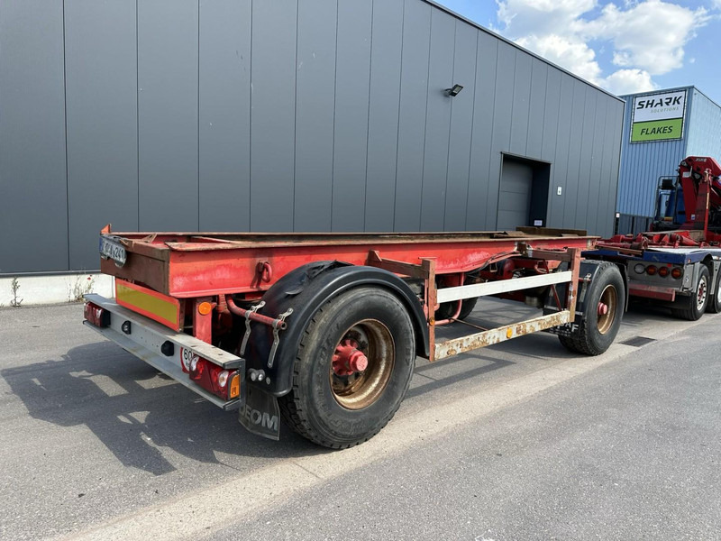 DEOM - SCHMIT R202P 2-AS CONTAINER TRANSPORT - BPW - GOEDE BANDEN - LUCHTVERING - BELGISCHE PAPIEREN - مقطورة نقل الحاويات: صورة 2 DEOM - SCHMIT R202P 2-AS CONTAINER TRANSPORT - BPW - GOEDE BANDEN - LUCHTVERING - BELGISCHE PAPIEREN - مقطورة نقل الحاويات: صورة 2