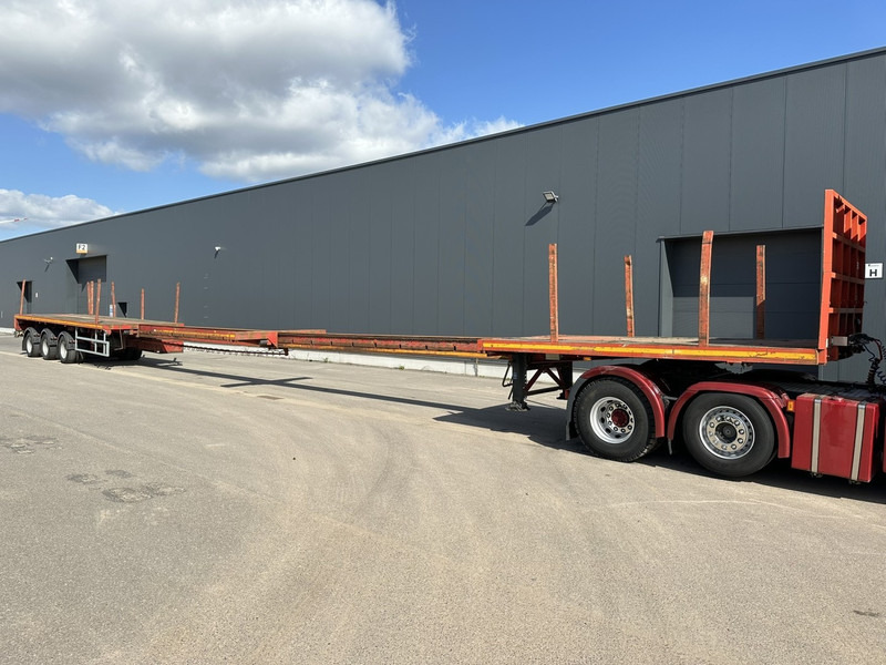 Faymonville T5AZG 48T - 28m! TELEMAX / TELETRAILER - 3 HYDR STEERING AXLES - BPW - BELGIAN REGISTRATION - نصف مقطورة مسطحة: صورة 1 Faymonville T5AZG 48T - 28m! TELEMAX / TELETRAILER - 3 HYDR STEERING AXLES - BPW - BELGIAN REGISTRATION - نصف مقطورة مسطحة: صورة 1