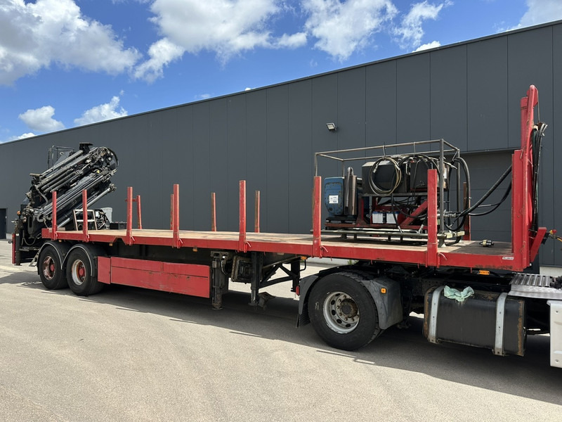 Kwb 2-AXLES PLATFORM + CRANE + HIAB 377 E-4 HIPRO + JIB 100X-3 + RADIO + ROTATOR - SAF axles - AIR SUSPENISION - BELGIAN REG. - نصف مقطورة مسطحة: صورة 3 Kwb 2-AXLES PLATFORM + CRANE + HIAB 377 E-4 HIPRO + JIB 100X-3 + RADIO + ROTATOR - SAF axles - AIR SUSPENISION - BELGIAN REG. - نصف مقطورة مسطحة: صورة 3