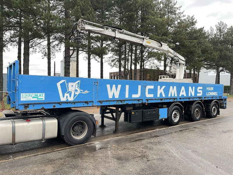 Kwb STEENOPLEGGER KRAAN HIAB R130-F2 - 2x EXT + ROTATOR - 2x STUURASSEN - SCHIJFREMMEN - SAF ASSEN - نصف مقطورة مسطحة: صورة 1 Kwb STEENOPLEGGER KRAAN HIAB R130-F2 - 2x EXT + ROTATOR - 2x STUURASSEN - SCHIJFREMMEN - SAF ASSEN - نصف مقطورة مسطحة: صورة 1
