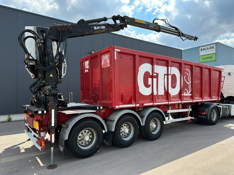 LAG 3-AXLES ALU BOX + CRANE JONSORED 1090 DT-CORTO + CABIN - 2x EXTENDABLE - 5/6 F - BELGIAN PAPERS - نصف مقطورة مسطحة: صورة 2 LAG 3-AXLES ALU BOX + CRANE JONSORED 1090 DT-CORTO + CABIN - 2x EXTENDABLE - 5/6 F - BELGIAN PAPERS - نصف مقطورة مسطحة: صورة 2
