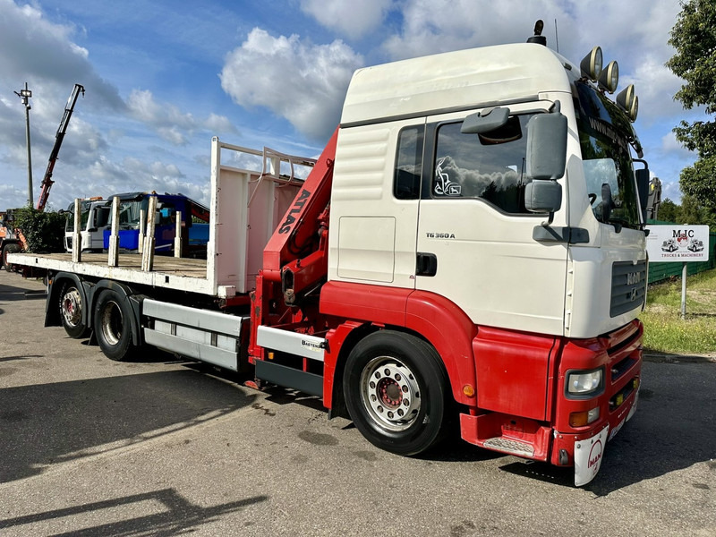 MAN TG 360 A 6x2 + CRANE ATLAS 100.1 A3 - PLATFORM 5m80 - E3 - LIFT-AXLE - FULL AIR SUSPENSION - ZF AS TRONIC - BE TRUCK - شاحنة كرين: صورة 2 MAN TG 360 A 6x2 + CRANE ATLAS 100.1 A3 - PLATFORM 5m80 - E3 - LIFT-AXLE - FULL AIR SUSPENSION - ZF AS TRONIC - BE TRUCK - شاحنة كرين: صورة 2