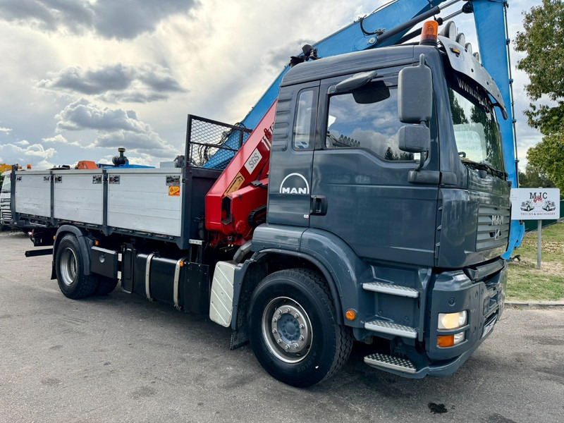MAN TGA 18.350 4x2 TIPPER + CRANE HMF 1110 K2 + ROTATOR - STEEL SPRING / BLATT / BALLESTAS / LAMES - BE TRUCK - شاحنة قلاب, شاحنة كرين: صورة 3 MAN TGA 18.350 4x2 TIPPER + CRANE HMF 1110 K2 + ROTATOR - STEEL SPRING / BLATT / BALLESTAS / LAMES - BE TRUCK - شاحنة قلاب, شاحنة كرين: صورة 3