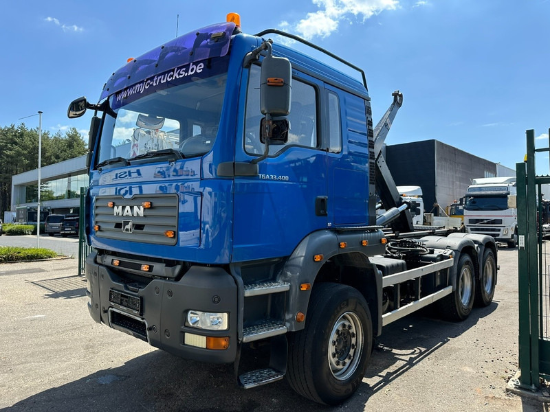 MAN TGA 33.400 6X4 HOOKLIFT AJK NHS20-4930mm - WB 3m60 - MANUAL ZF - STEEL SPRING / BLATT - BIG AXLES / AP ACHSEN - شاحنة ذات خطاف: صورة 3 MAN TGA 33.400 6X4 HOOKLIFT AJK NHS20-4930mm - WB 3m60 - MANUAL ZF - STEEL SPRING / BLATT - BIG AXLES / AP ACHSEN - شاحنة ذات خطاف: صورة 3