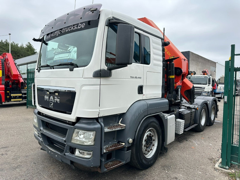 MAN TGS 26.440 6X4 + (22m) CRANE PALFINGER PK62002 E 6x H + 1ME - RETARDER - EURO 5 - BE TRUCK - شاحنة كرين: صورة 3 MAN TGS 26.440 6X4 + (22m) CRANE PALFINGER PK62002 E 6x H + 1ME - RETARDER - EURO 5 - BE TRUCK - شاحنة كرين: صورة 3