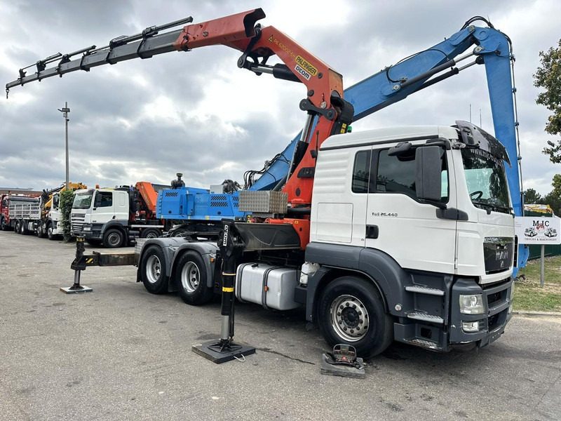 MAN TGS 26.440 6X4 SZM + (22m) KRAN PALFINGER PK62002 E 6x H + 1ME - RETARDER - EURO 5 - BE TRUCK - وحدة جر: صورة 2 MAN TGS 26.440 6X4 SZM + (22m) KRAN PALFINGER PK62002 E 6x H + 1ME - RETARDER - EURO 5 - BE TRUCK - وحدة جر: صورة 2