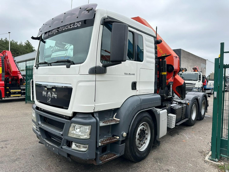 MAN TGS 26.440 6X4 SZM + (22m) KRAN PALFINGER PK62002 E 6x H + 1ME - RETARDER - EURO 5 - BE TRUCK - وحدة جر: صورة 3 MAN TGS 26.440 6X4 SZM + (22m) KRAN PALFINGER PK62002 E 6x H + 1ME - RETARDER - EURO 5 - BE TRUCK - وحدة جر: صورة 3
