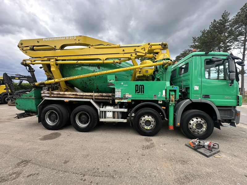 شاحنة خلاطة خرسانة Mercedes-Benz ACTROS 3241 8x4 PUMI PM M 21-3 (21m) Putzmeister - *238.000km* / 1586H - EPS - BLADVERING / NAAFREDUCTIE: صورة 8