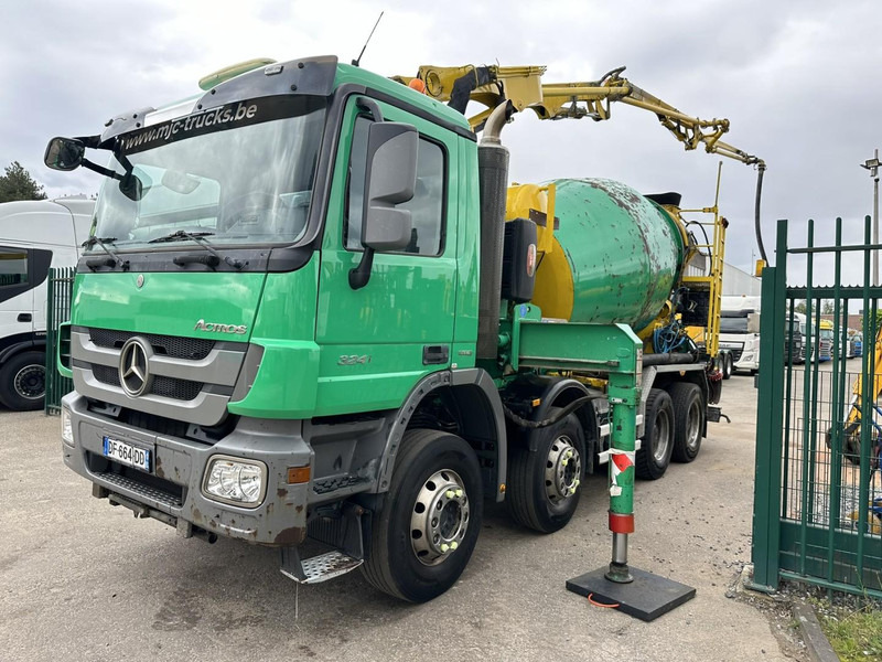 Mercedes-Benz ACTROS 3241 8x4 PUMI PM M 21-3 (21m) Putzmeister - *238.000km* / 1586H - EPS - BLADVERING / NAAFREDUCTIE - مضخة خرسانة: صورة 4 Mercedes-Benz ACTROS 3241 8x4 PUMI PM M 21-3 (21m) Putzmeister - *238.000km* / 1586H - EPS - BLADVERING / NAAFREDUCTIE - مضخة خرسانة: صورة 4
