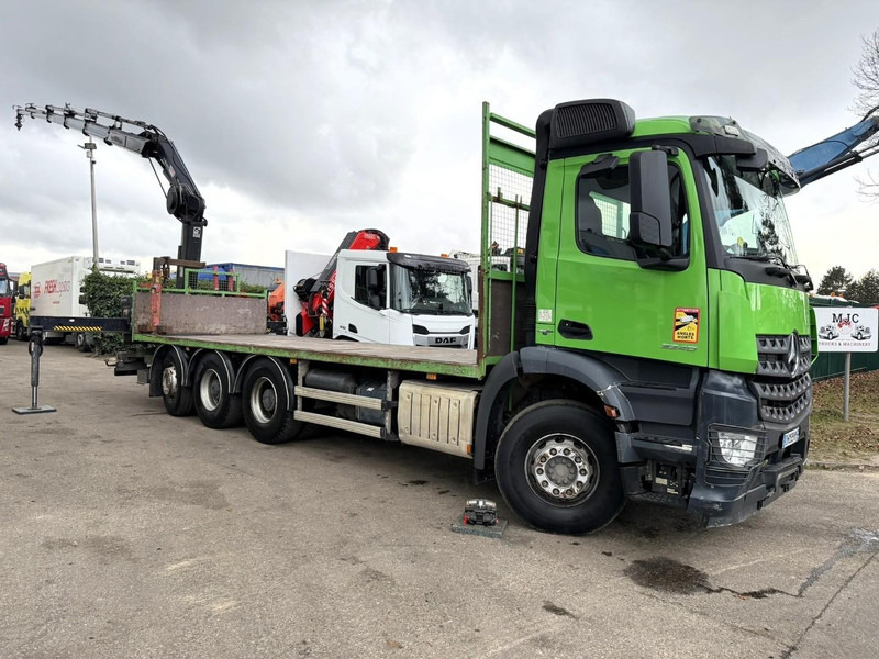 Mercedes-Benz AROCS 3240 8x4 TRIDEM + CRANE HIAB 166 E-5 HIPRO - ROTATOR - 5/6F - RADIO - PLATFORM 7m50 - EURO 6 - *324.000km* - LIFT + STEERING AXLE - شاحنة كرين: صورة 1 Mercedes-Benz AROCS 3240 8x4 TRIDEM + CRANE HIAB 166 E-5 HIPRO - ROTATOR - 5/6F - RADIO - PLATFORM 7m50 - EURO 6 - *324.000km* - LIFT + STEERING AXLE - شاحنة كرين: صورة 1
