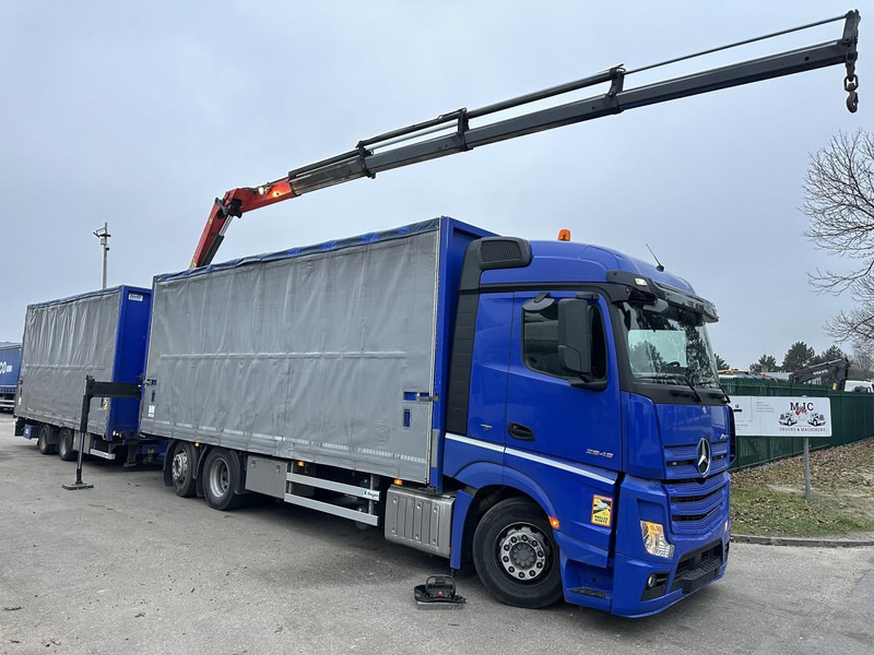 Mercedes-Benz Actros 2645 6x2 105m³ JUMBO + RETARDER + CRANE PALFINGER PK 19.001 SLD (4x) + RADIO - *FULL AIR* - FRIGO - EURO 6 - SAF AXLES - BELGIAN TRUCK - شاحنة كرين: صورة 1 Mercedes-Benz Actros 2645 6x2 105m³ JUMBO + RETARDER + CRANE PALFINGER PK 19.001 SLD (4x) + RADIO - *FULL AIR* - FRIGO - EURO 6 - SAF AXLES - BELGIAN TRUCK - شاحنة كرين: صورة 1