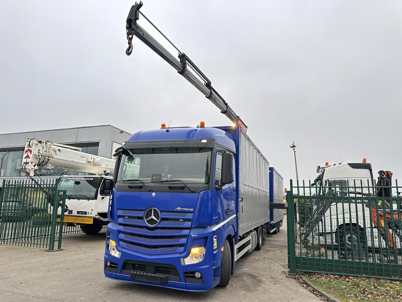 Mercedes-Benz Actros 2645 6x2 105m³ JUMBO + RETARDER + KRAN PALFINGER PK 19.001 SLD (4x) + RADIO - *FULL AIR* - FRIGO - EURO 6 - SAF AXLES - BELGIAN TRUCK - شاحنة مقفلة, شاحنة كرين: صورة 4 Mercedes-Benz Actros 2645 6x2 105m³ JUMBO + RETARDER + KRAN PALFINGER PK 19.001 SLD (4x) + RADIO - *FULL AIR* - FRIGO - EURO 6 - SAF AXLES - BELGIAN TRUCK - شاحنة مقفلة, شاحنة كرين: صورة 4