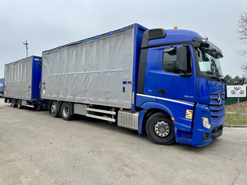 Mercedes-Benz Actros 2645 6x2 105m³ JUMBO + RETARDER + KRAN PALFINGER PK 19.001 SLD (4x) + RADIO - *FULL AIR* - FRIGO - EURO 6 - SAF AXLES - BELGIAN TRUCK - شاحنة مقفلة, شاحنة كرين: صورة 1 Mercedes-Benz Actros 2645 6x2 105m³ JUMBO + RETARDER + KRAN PALFINGER PK 19.001 SLD (4x) + RADIO - *FULL AIR* - FRIGO - EURO 6 - SAF AXLES - BELGIAN TRUCK - شاحنة مقفلة, شاحنة كرين: صورة 1