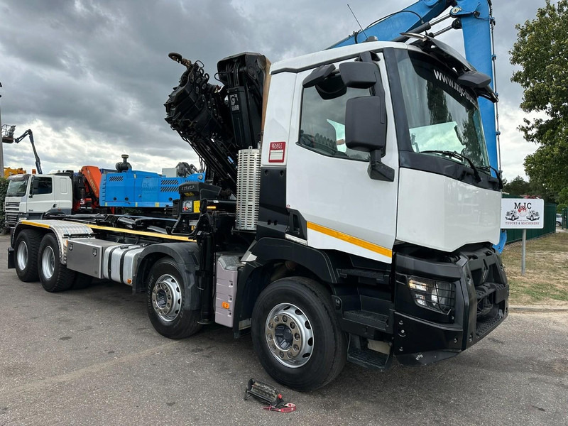 Renault C460 8x4 + (19m!) KRAN HIAB 288 E-6 HIDUO - RADIO - 5/6 F - STEEL SPRING / HUB REDUCTION - BE TRUCK - شاحنة ذات خطاف, شاحنة كرين: صورة 2 Renault C460 8x4 + (19m!) KRAN HIAB 288 E-6 HIDUO - RADIO - 5/6 F - STEEL SPRING / HUB REDUCTION - BE TRUCK - شاحنة ذات خطاف, شاحنة كرين: صورة 2
