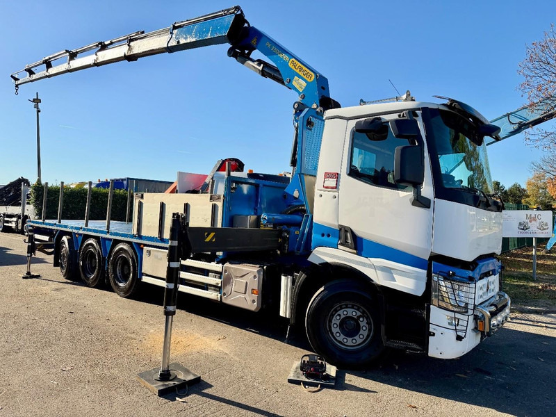 Renault C480 8x4 Pritsche + Kran (20m!) PALFINGER PK33002-EH E (6x) - PLATFORM 8m25 - LIFT/STEERING - GOOD TIRES - BE TRUCK - شاحنات مسطحة, شاحنة كرين: صورة 2 Renault C480 8x4 Pritsche + Kran (20m!) PALFINGER PK33002-EH E (6x) - PLATFORM 8m25 - LIFT/STEERING - GOOD TIRES - BE TRUCK - شاحنات مسطحة, شاحنة كرين: صورة 2