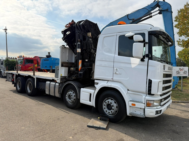 Scania 114C-380 8x4 + CRANE HIAB 700 E-5 - PLATFORM 6m80 + TWISTLOCKS - MANUAL - RETARDER - STEEL SPRING / BIG AXLE HUB REDUCTION - AP ACHSEN - شاحنة كرين: صورة 2 Scania 114C-380 8x4 + CRANE HIAB 700 E-5 - PLATFORM 6m80 + TWISTLOCKS - MANUAL - RETARDER - STEEL SPRING / BIG AXLE HUB REDUCTION - AP ACHSEN - شاحنة كرين: صورة 2