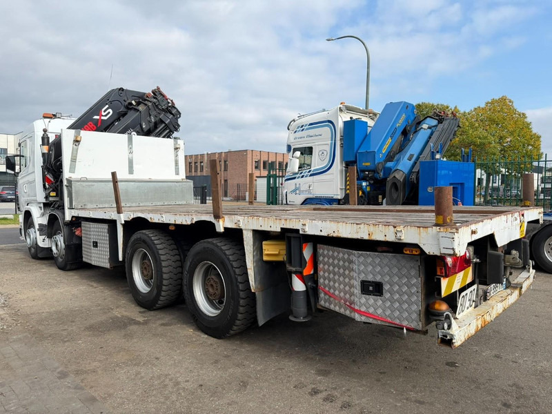 Scania 114C-380 8x4 PRITSCHE + KRAN HIAB 700 E-5 - PLATFORM 6m80 + TWISTLOCKS - MANUAL - RETARDER - STEEL SPRING / BIG AXLE HUB REDUCTION - AP ACHSEN - شاحنات مسطحة, شاحنة كرين: صورة 5 Scania 114C-380 8x4 PRITSCHE + KRAN HIAB 700 E-5 - PLATFORM 6m80 + TWISTLOCKS - MANUAL - RETARDER - STEEL SPRING / BIG AXLE HUB REDUCTION - AP ACHSEN - شاحنات مسطحة, شاحنة كرين: صورة 5