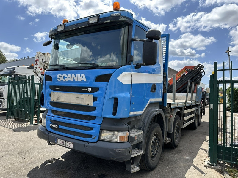 Scania G440 8x4 + (25m!) CRANE PALFINGER PK78002 SH G 8x + WINCH - PLATFORM 6m25 - MANUAL - HUB REDUCTION - STEEL SPRING - EURO 5 - BE TRUCK - شاحنة كرين: صورة 4 Scania G440 8x4 + (25m!) CRANE PALFINGER PK78002 SH G 8x + WINCH - PLATFORM 6m25 - MANUAL - HUB REDUCTION - STEEL SPRING - EURO 5 - BE TRUCK - شاحنة كرين: صورة 4