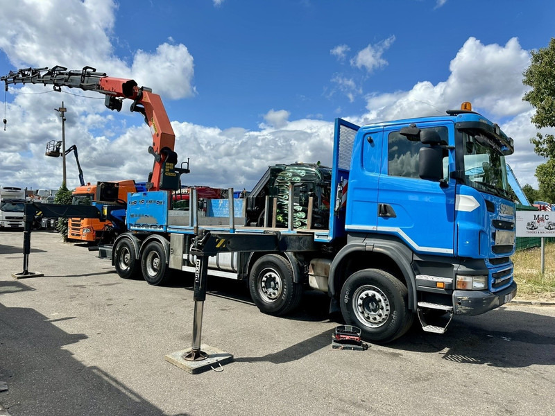 Scania G440 8x4 + (26.5m!) CRANE PALFINGER PK78002 SH G 8x + 1 + WINCH - PLATFORM 6m25 - MANUAL - HUB REDUCTION - STEEL SPRING - EURO 5 - BE TRUCK - شاحنة كرين: صورة 1 Scania G440 8x4 + (26.5m!) CRANE PALFINGER PK78002 SH G 8x + 1 + WINCH - PLATFORM 6m25 - MANUAL - HUB REDUCTION - STEEL SPRING - EURO 5 - BE TRUCK - شاحنة كرين: صورة 1