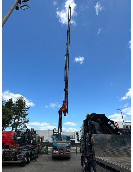 شاحنات مسطحة, شاحنة كرين Scania G440 8x4 PRITSCHE + (25m!) KRAN PALFINGER PK78002 SH G 8x + WINCH - PLATFORM 6m25 - SCHALT - AP ACHSEN - BLATT - EURO 5 - BELGISCHE: صورة 17
