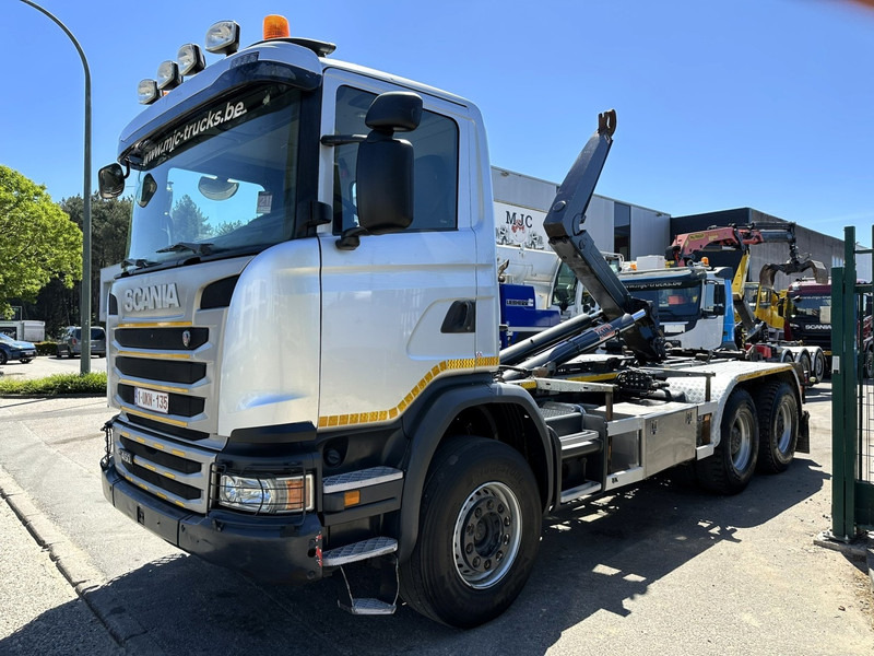 Scania G450 6x4 HOOKLIFT AJK 20T - 5760mm - 3m90 WB - HUB REDUCTION / STEEL SUSP. - EURO 6 - BE TRUCK - شاحنة ذات خطاف: صورة 3 Scania G450 6x4 HOOKLIFT AJK 20T - 5760mm - 3m90 WB - HUB REDUCTION / STEEL SUSP. - EURO 6 - BE TRUCK - شاحنة ذات خطاف: صورة 3