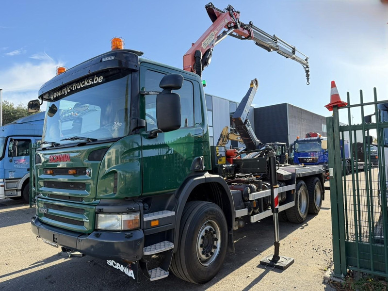 Scania P400 6x4 ABROLLKIPPER + KRAN PALFINGER PK9001 EH - RETARDER - 5/6F + ROTATOR + RADIO - WB 3m90 - EURO 5 - HUB REDUCTION / SPRING - BE TRUCK - شاحنة ذات خطاف: صورة 4 Scania P400 6x4 ABROLLKIPPER + KRAN PALFINGER PK9001 EH - RETARDER - 5/6F + ROTATOR + RADIO - WB 3m90 - EURO 5 - HUB REDUCTION / SPRING - BE TRUCK - شاحنة ذات خطاف: صورة 4