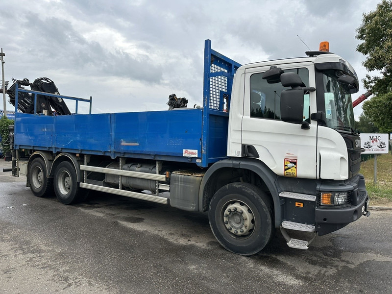 Scania P410 6x4 + CRANE HIAB 166 ES-4 - RETARDER - ROTATOR - PLATFORM 6m80 - BIG AXLES HUB REDUCTION - STEEL SPRING - شاحنة كرين: صورة 2 Scania P410 6x4 + CRANE HIAB 166 ES-4 - RETARDER - ROTATOR - PLATFORM 6m80 - BIG AXLES HUB REDUCTION - STEEL SPRING - شاحنة كرين: صورة 2