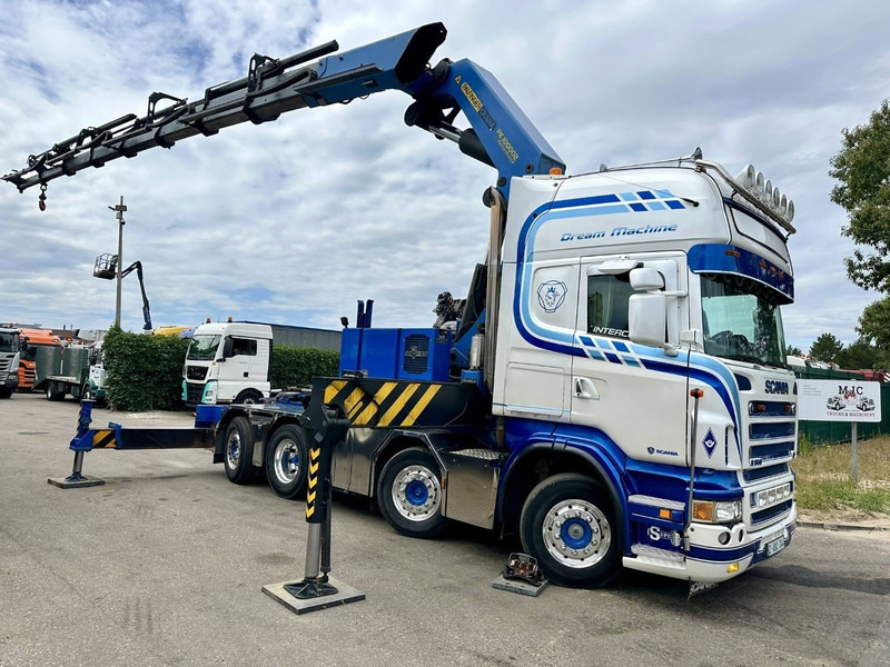 Scania R500 8x2 + CRANE 100Tm! PALFINGER PK100002 G 8x + 1 ME - RETARDER - ALCOA DURA BRIGHT - LIFT + STEERING - 5/6 HYDR F - TÜV 05/2026 - TOP CONDITION - شاحنة كرين: صورة 1 Scania R500 8x2 + CRANE 100Tm! PALFINGER PK100002 G 8x + 1 ME - RETARDER - ALCOA DURA BRIGHT - LIFT + STEERING - 5/6 HYDR F - TÜV 05/2026 - TOP CONDITION - شاحنة كرين: صورة 1
