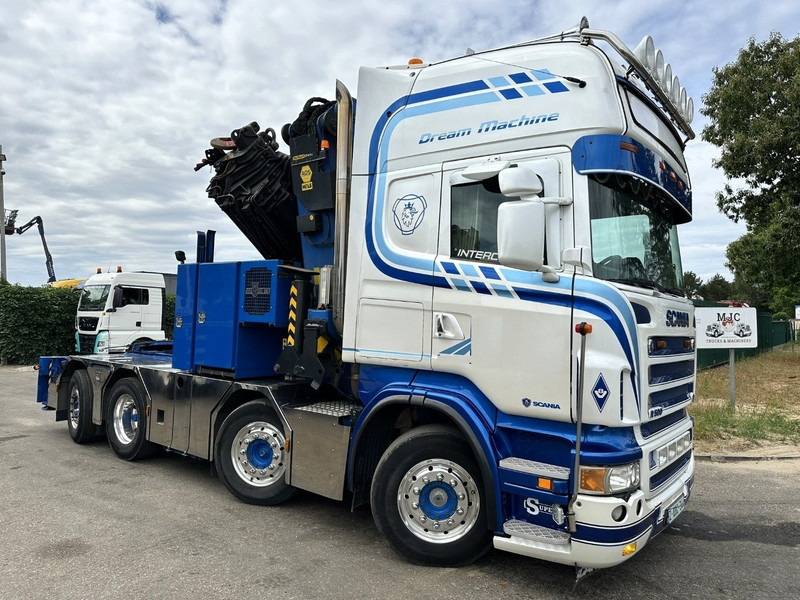 Scania R500 8x2 ZSM + KRAN 100Tm! PALFINGER PK100002 G 8x + 1 ME - RETARDER - ALCOA DURA BRIGHT - LIFT + STEERING - 5/6 HYDR F - TÜV 05/2026 - TOP CONDITION - وحدة جر: صورة 1 Scania R500 8x2 ZSM + KRAN 100Tm! PALFINGER PK100002 G 8x + 1 ME - RETARDER - ALCOA DURA BRIGHT - LIFT + STEERING - 5/6 HYDR F - TÜV 05/2026 - TOP CONDITION - وحدة جر: صورة 1