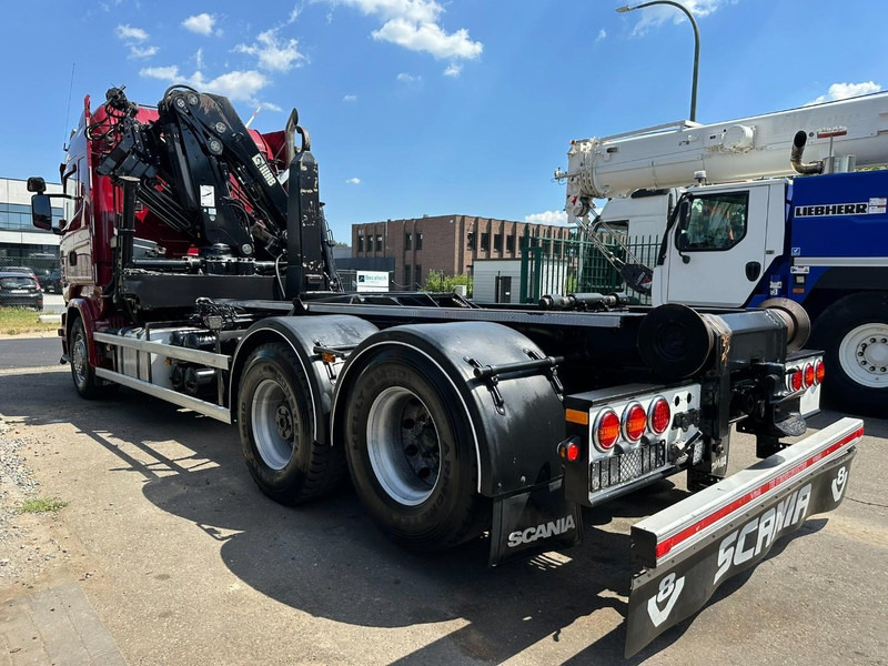 Scania R580 6X2 V8 HOOKLIFT + CRANE HIAB 211 E-4 HIPRO - ROTATOR - RETARDER - ALCOA ALU - RADIO - NL TRUCK - شاحنة ذات خطاف, شاحنة كرين: صورة 5 Scania R580 6X2 V8 HOOKLIFT + CRANE HIAB 211 E-4 HIPRO - ROTATOR - RETARDER - ALCOA ALU - RADIO - NL TRUCK - شاحنة ذات خطاف, شاحنة كرين: صورة 5