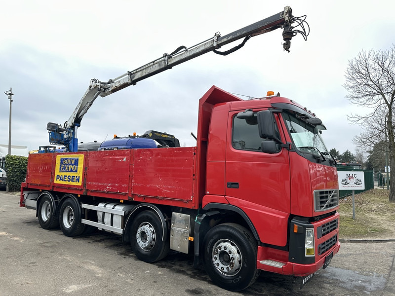 Volvo FH 400 8X4 + HIAB 130 R - STEEL SPRING / BLATT / BALLIESTAS - I SHIFT - BELGIAN TRUCK - شاحنات مسطحة, شاحنة كرين: صورة 1 Volvo FH 400 8X4 + HIAB 130 R - STEEL SPRING / BLATT / BALLIESTAS - I SHIFT - BELGIAN TRUCK - شاحنات مسطحة, شاحنة كرين: صورة 1