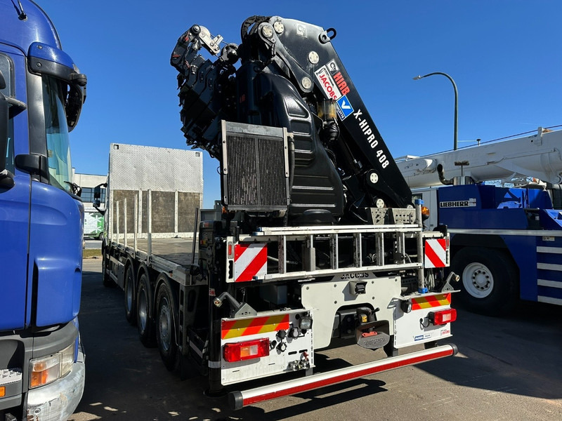 شاحنة كرين Volvo FH 420 8x4 TRIDEM + KRAAN HIAB 408 E-8 HIPRO + WINCH - 63.000km ONLY - CREWCAB 4 SEATER - PLATFORM 7m - TOP CONDITION: صورة 6