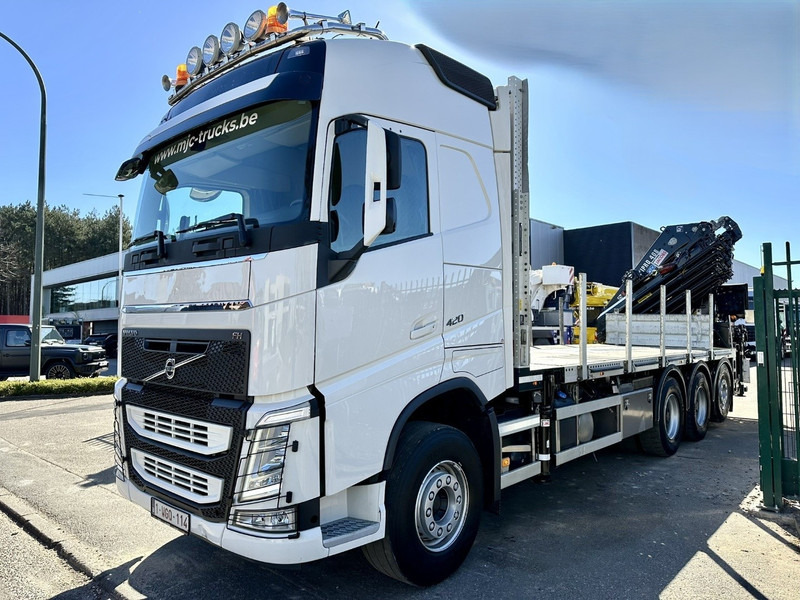 Volvo FH 420 8x4 TRIDEM + KRAAN HIAB 408 E-8 HIPRO + WINCH - 63.000km ONLY - CREWCAB 4 SEATER - PLATFORM 7m - TOP CONDITION - شاحنات مسطحة, شاحنة كرين: صورة 3 Volvo FH 420 8x4 TRIDEM + KRAAN HIAB 408 E-8 HIPRO + WINCH - 63.000km ONLY - CREWCAB 4 SEATER - PLATFORM 7m - TOP CONDITION - شاحنات مسطحة, شاحنة كرين: صورة 3