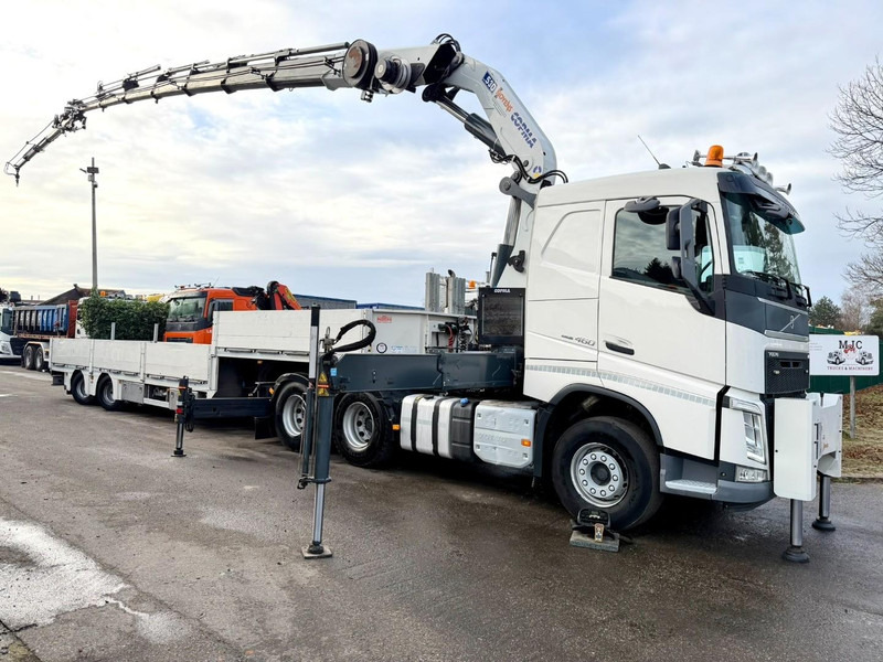 Volvo FH 460 6X4 + CRANE COPMA 530.7 + FlY-JIB 3 + A&C NOYENS LOWLOADER - 2x HYDR STEERING AXLES - شاحنة كرين: صورة 1 Volvo FH 460 6X4 + CRANE COPMA 530.7 + FlY-JIB 3 + A&C NOYENS LOWLOADER - 2x HYDR STEERING AXLES - شاحنة كرين: صورة 1