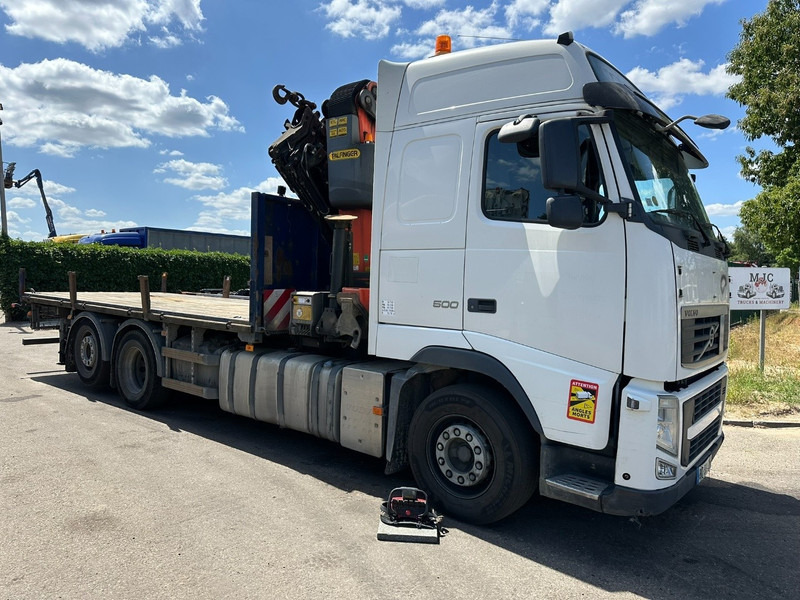 Volvo FH 500 6X2 PRITSCHE + KRAN PALFINGER PK50002 E 5x - RETARDER - PLATFORM 6m20 - TWISTLOCKS 20' - 561.000km - EURO 5 - شاحنات مسطحة, شاحنة كرين: صورة 1 Volvo FH 500 6X2 PRITSCHE + KRAN PALFINGER PK50002 E 5x - RETARDER - PLATFORM 6m20 - TWISTLOCKS 20' - 561.000km - EURO 5 - شاحنات مسطحة, شاحنة كرين: صورة 1