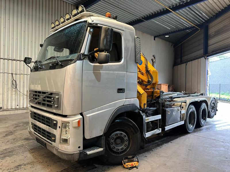 Volvo FH12-420 8x4 HOOKLIFT AJK + CRANE EFFER 250 - 3S - RADIO - TRIDEM LIFT + STEERING AXLE - I SHIFT - BE TRUCK - شاحنة ذات خطاف, شاحنة كرين: صورة 1 Volvo FH12-420 8x4 HOOKLIFT AJK + CRANE EFFER 250 - 3S - RADIO - TRIDEM LIFT + STEERING AXLE - I SHIFT - BE TRUCK - شاحنة ذات خطاف, شاحنة كرين: صورة 1