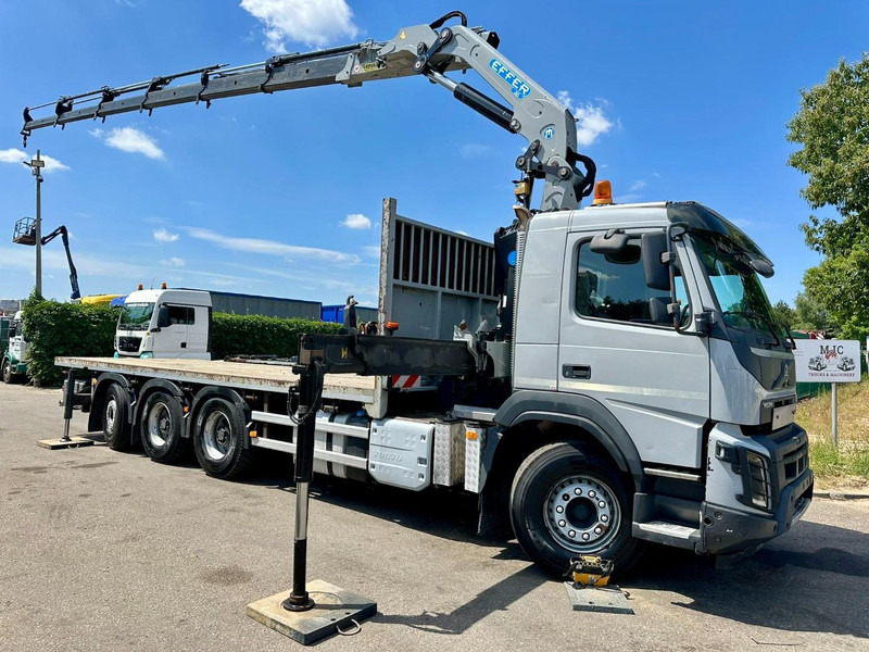Volvo FMX 330 8x4 TRIDEM PRITSCHE + KRAN EFFER 265 / 6S - PLATFORM 7m50 - EURO 6 - RADIO - *473.000km* - TÜV 05/2026 - BE TRUCK - شاحنات مسطحة, شاحنة كرين: صورة 2 Volvo FMX 330 8x4 TRIDEM PRITSCHE + KRAN EFFER 265 / 6S - PLATFORM 7m50 - EURO 6 - RADIO - *473.000km* - TÜV 05/2026 - BE TRUCK - شاحنات مسطحة, شاحنة كرين: صورة 2