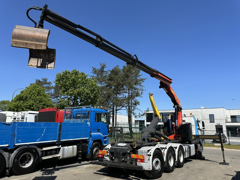 Volvo FMX 460 8x4 TRIDEM HOOKLIFT + CRANE PK 23002 SH + GRABBER / ROTATOR - EURO 6 - LIFT + STEERING AXLE - *374.000km* - EXT BUMPER - شاحنة ذات خطاف, شاحنة كرين: صورة 5 Volvo FMX 460 8x4 TRIDEM HOOKLIFT + CRANE PK 23002 SH + GRABBER / ROTATOR - EURO 6 - LIFT + STEERING AXLE - *374.000km* - EXT BUMPER - شاحنة ذات خطاف, شاحنة كرين: صورة 5