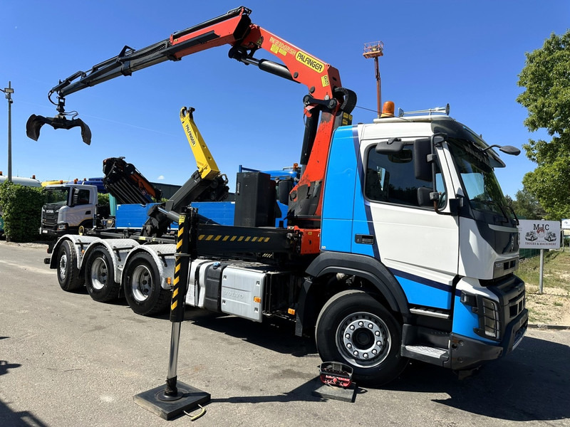 Volvo FMX 460 8x4 TRIDEM HOOKLIFT + CRANE PK 23002 SH + GRABBER / ROTATOR - EURO 6 - LIFT + STEERING AXLE - *374.000km* - EXT BUMPER - شاحنة ذات خطاف, شاحنة كرين: صورة 1 Volvo FMX 460 8x4 TRIDEM HOOKLIFT + CRANE PK 23002 SH + GRABBER / ROTATOR - EURO 6 - LIFT + STEERING AXLE - *374.000km* - EXT BUMPER - شاحنة ذات خطاف, شاحنة كرين: صورة 1