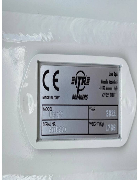 ITR UNH137 - مطرقة هيدروليكية - آلات البناء: صورة 3 ITR UNH137 - مطرقة هيدروليكية - آلات البناء: صورة 3
