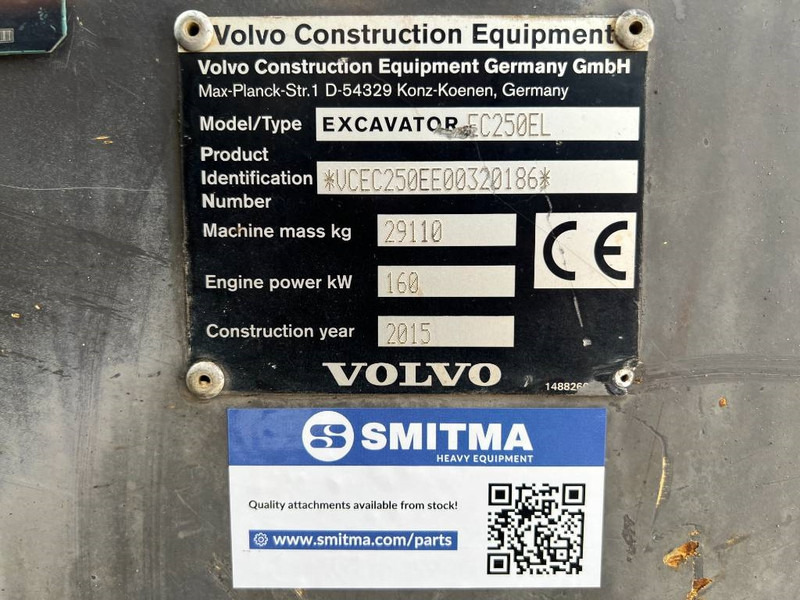 Volvo EC250E L - حفار زحاف: صورة 5 Volvo EC250E L - حفار زحاف: صورة 5