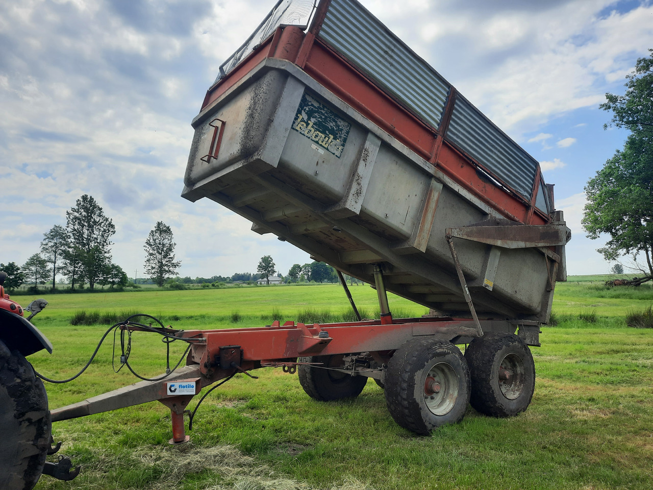 LEBOULCH RB2120 (12 ton / 25 m3) - مقطورة زراعية قلابة: صورة 1 LEBOULCH RB2120 (12 ton / 25 m3) - مقطورة زراعية قلابة: صورة 1