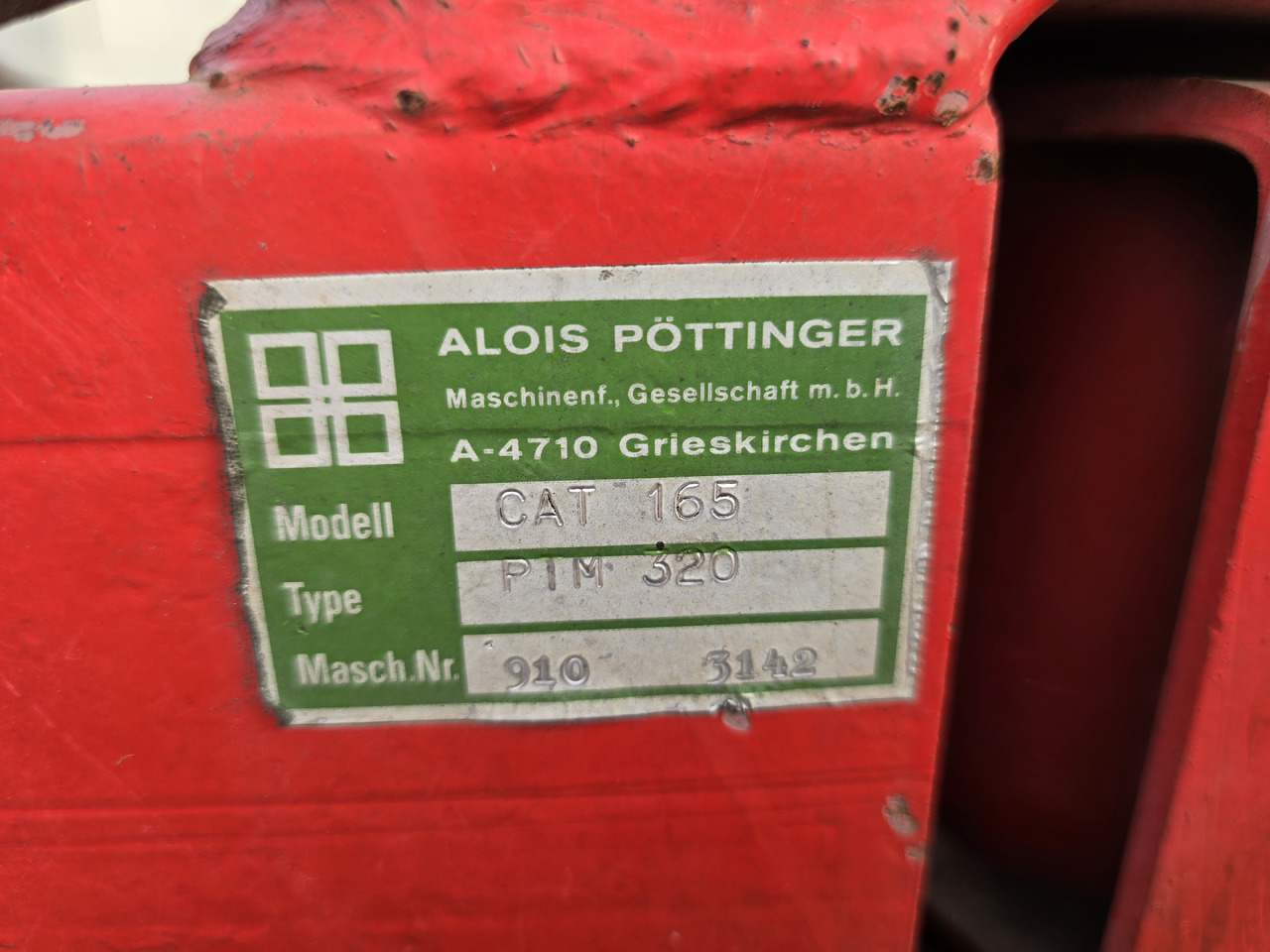 PÖTTINGER CAT 165 - جزازة العشب: صورة 4 PÖTTINGER CAT 165 - جزازة العشب: صورة 4