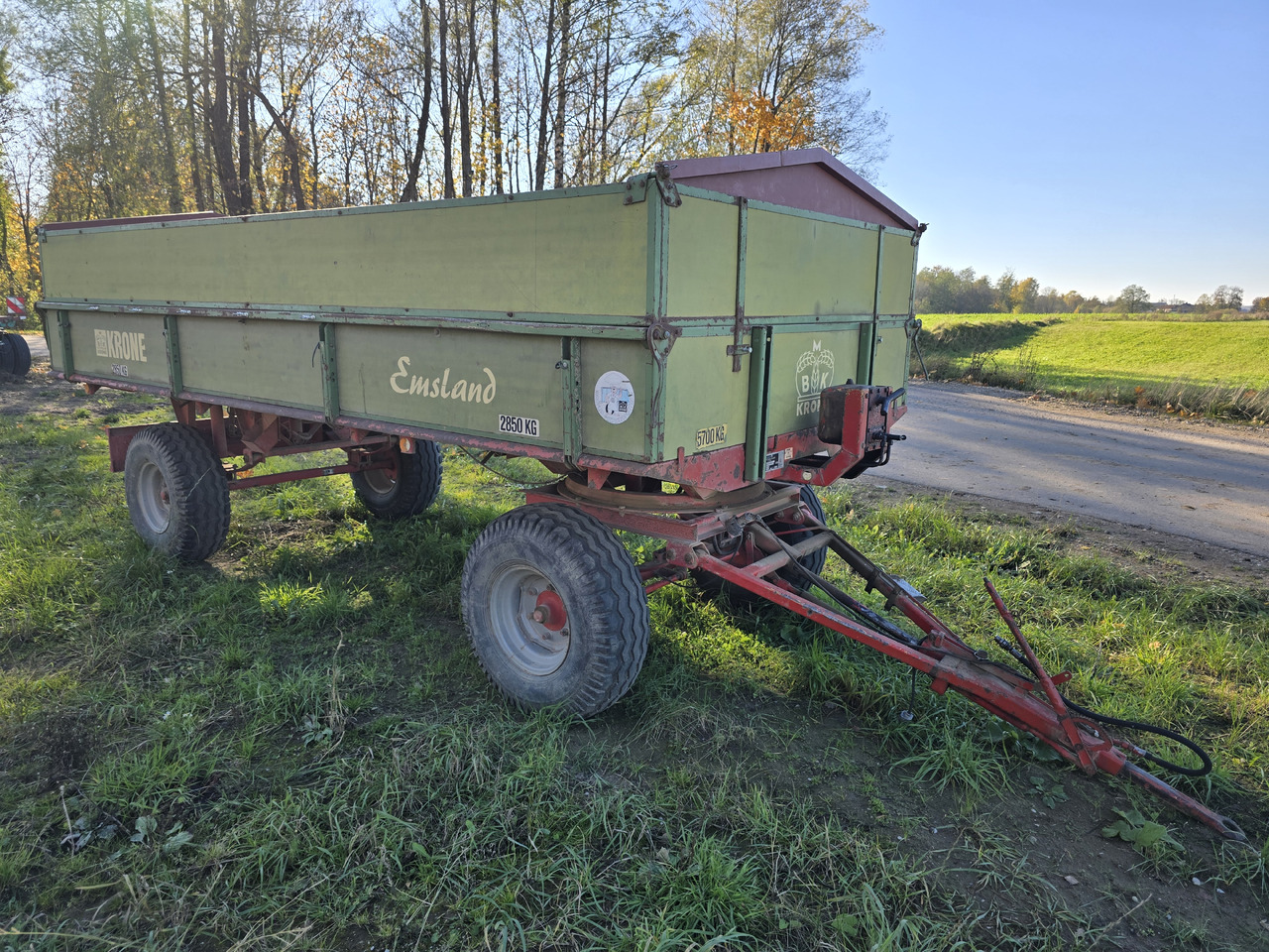 Krone Emsland 90 ZK - مقطورة زراعية قلابة: صورة 2 Krone Emsland 90 ZK - مقطورة زراعية قلابة: صورة 2