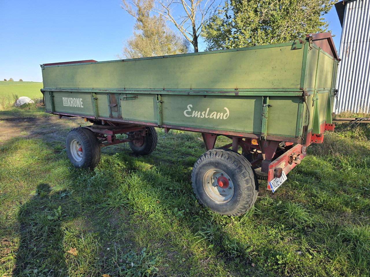 Krone Emsland 90 ZK - مقطورة زراعية قلابة: صورة 4 Krone Emsland 90 ZK - مقطورة زراعية قلابة: صورة 4