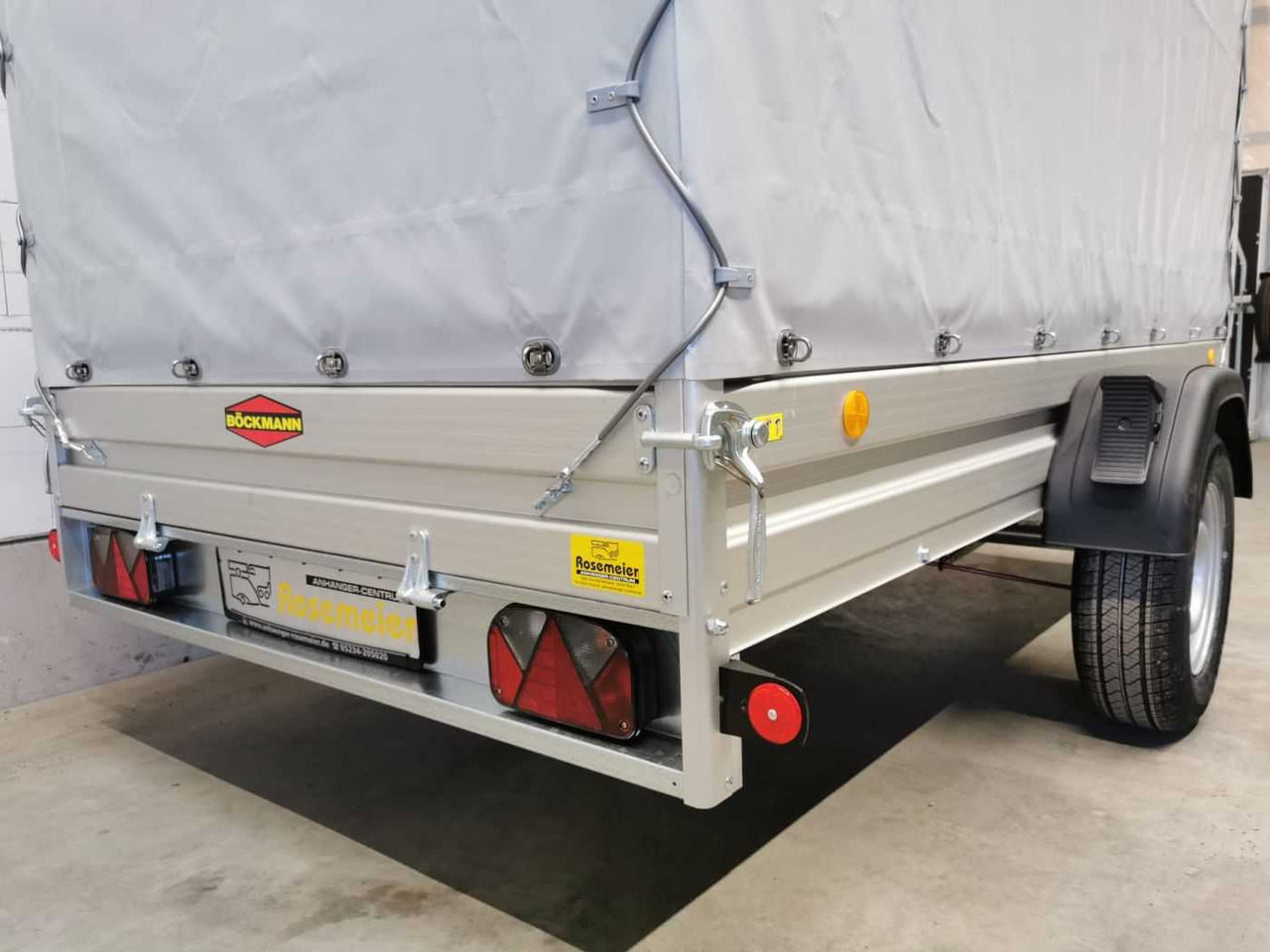 جديدة مقطورة سيارة BOECKMANN TL-AL 3015/135 Plane Kastenanhänger gebremst: صورة 15