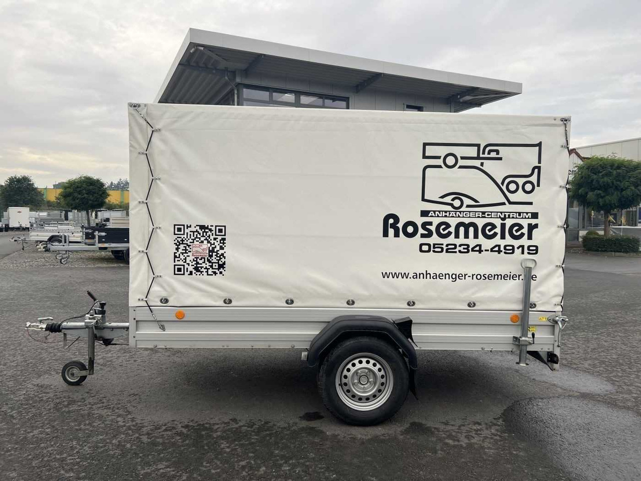 BOECKMANN TL-AL 3015/135 Plane weiß Kastenanhänger gebrems - مقطورة سيارة: صورة 5 BOECKMANN TL-AL 3015/135 Plane weiß Kastenanhänger gebrems - مقطورة سيارة: صورة 5